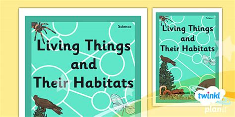 Science: Living Things and Their Habitats Year 4 Book Cover