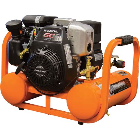 Industrial Air Contractor Gas-Powered Pontoon Air Compressor — 4.6 HP ...