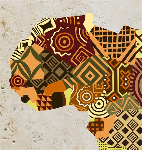 African Map Art, African Print Map Decor, African Wall Art, African ...