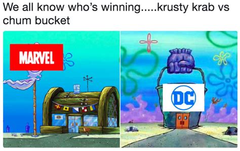 Marvel vs. DC | Krusty Krab vs. Chum Bucket | Know Your Meme