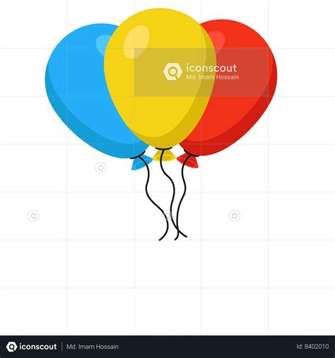 Balloons Animated Icon download in JSON, LOTTIE or MP4 format