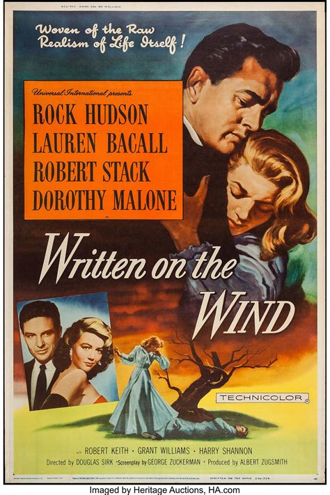 Written on the Wind (Universal International, 1956). Poster (40" X ...