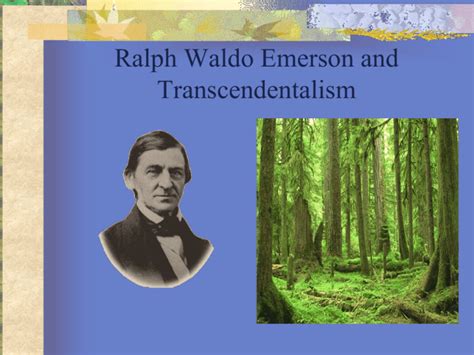 Emerson, Thoreau, and Transcendentalism