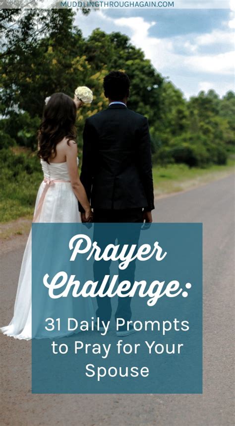 31 Days of Prayer for Your Spouse - Muddling Through Together