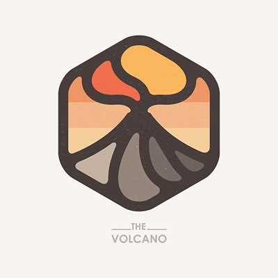 The Volcano logo | Logo Design Gallery Inspiration | LogoMix