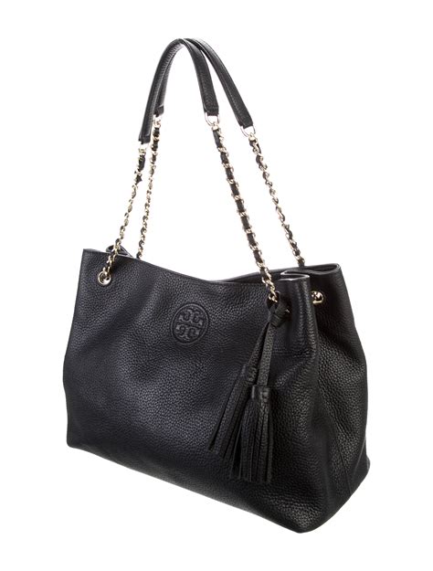 Tory Burch Leather Chain Tote - Handbags - WTO246055 | The RealReal