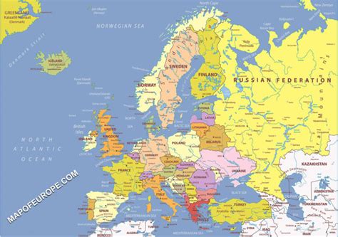 Map of Europe