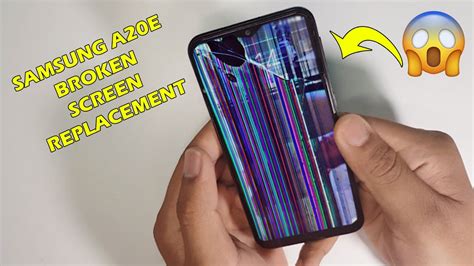 Samsung Galaxy A20e Broken Screen Replacement | Rebuild Broken Phone ...