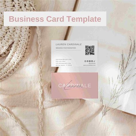 QR Code Business Card, QR Codes Template, Minimalist Business Cards ...