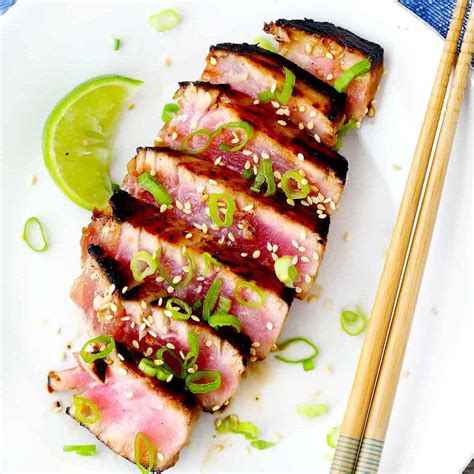 Grilled Yellowfin Tuna Marinade Recipe | Deporecipe.co