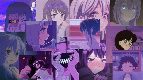 Purple Anime Wallpaper - Purple Wallpaper Aesthetic In 2020 | Graprishic