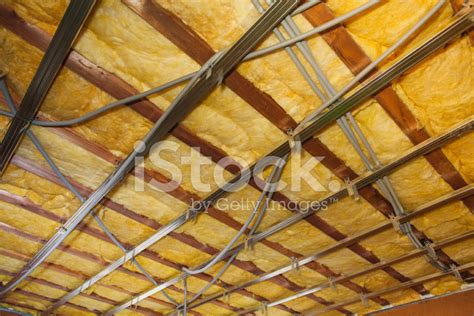 Fiberglass Roof Insulation Stock Photo | Royalty-Free | FreeImages