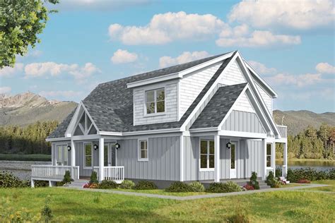 2-Story Lake House Plan with Lower Level Expansion - 2149 Sq Ft ...