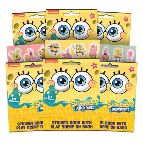 Buy Spongebob Ultimate Sticker Party Favors Pack ~ 650+ Spongebob ...