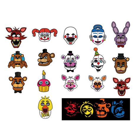 FNAF Svg, Five Nights at Freddy's Set, Freddy's Svg, Cut Fil - Inspire ...