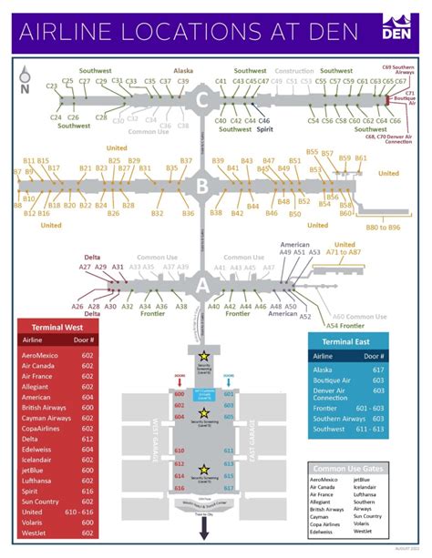 Denver Airport Public Transportation Map - Transport Informations Lane