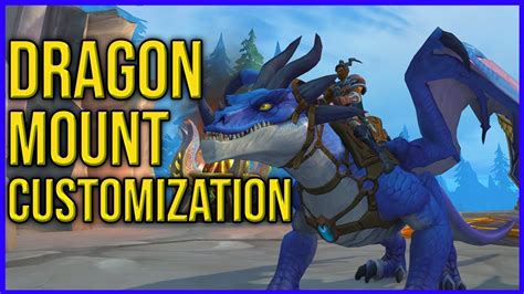 Dragon Mount Customization in WoW Dragonflight ALPHA - First ...