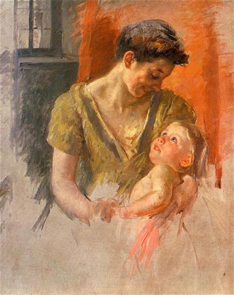 Mother and Child Smiling at Each Other, 1908 - Mary Cassatt - WikiArt.org