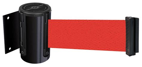 TENSABARRIER Retractable Belt Barrier, Red - 3YJR3|896-STD-33-MAX-NO ...