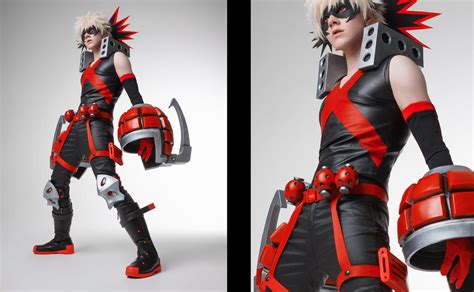 Katsuki Bakugou cosplay: red color edition : r/BokuNoHeroAcademia