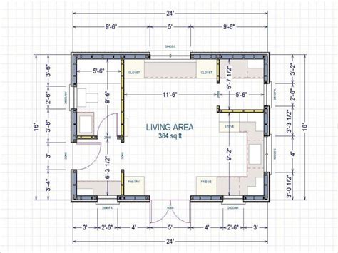 Image result for 16 x 24 cabin floor plans | Florida Pool House ...