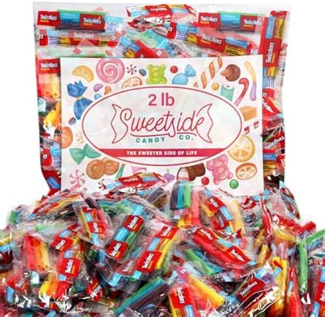 Amazon.com : TWIZZLERS Rainbow Twists Assorted Flavors - 2lb Bulk Multi ...