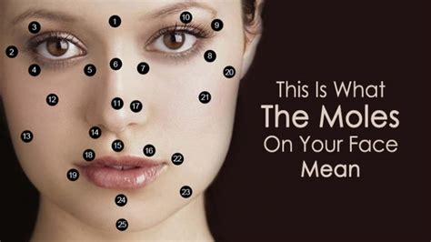 This Is What The Moles On Your Face Mean – GOSTICA