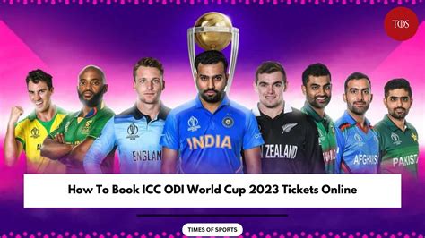 ICC ODI World Cup 2023 Tickets Online - How To Book Now?