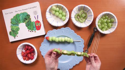 The Very Hungry Caterpillar | Crafts for Kids | Fruit Skewers - YouTube