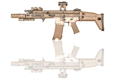 SCAR 16 SBR with low profile rail system. : r/FNSCAR