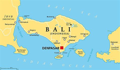 Vandalizovat plovoucí Jděte na okruh bali mapa indonesia čtvrťák Sezóna ...