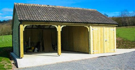 Wooden Carports in Devon by Shields Garden Buildings