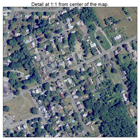 Aerial Photography Map of Acushnet Center, MA Massachusetts