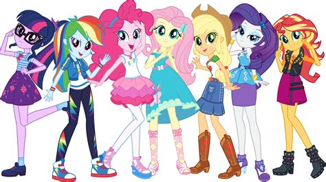 MLP Equestria Girls Digital Series full group pose 3 - My Little Pony ...