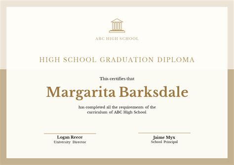 Download High School Diploma Brain Powerpoint Infographic Template