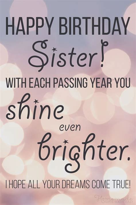 Happy Birthday Blessing Quotes For Sister - ShortQuotes.cc