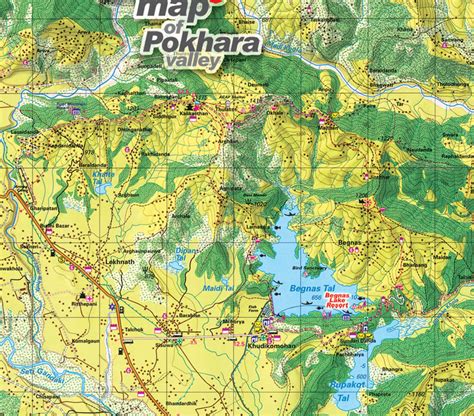 Pokhara Map - Nepal