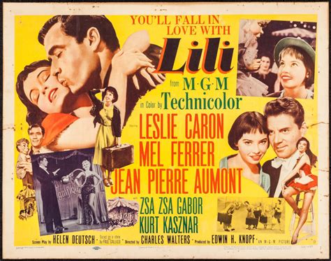 lili 1953 movie - Google Search in 2021 | Leslie caron, Musical comedy, Mgm