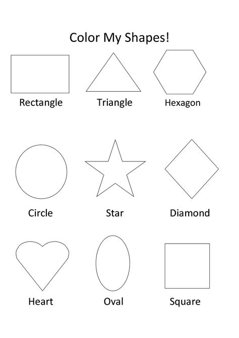 Shapes Worksheets for Kids | Activity Shelter