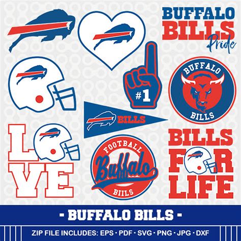 Buffalo Bills SVG File – Vector Design in, Svg, Eps, Dxf, and Jpeg ...