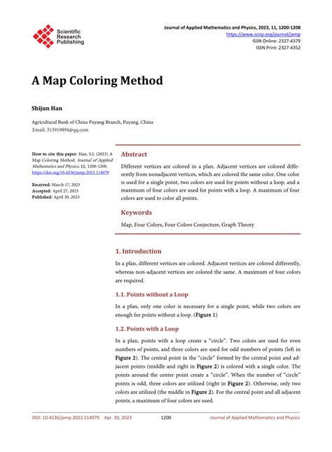 (PDF) A Map Coloring Method