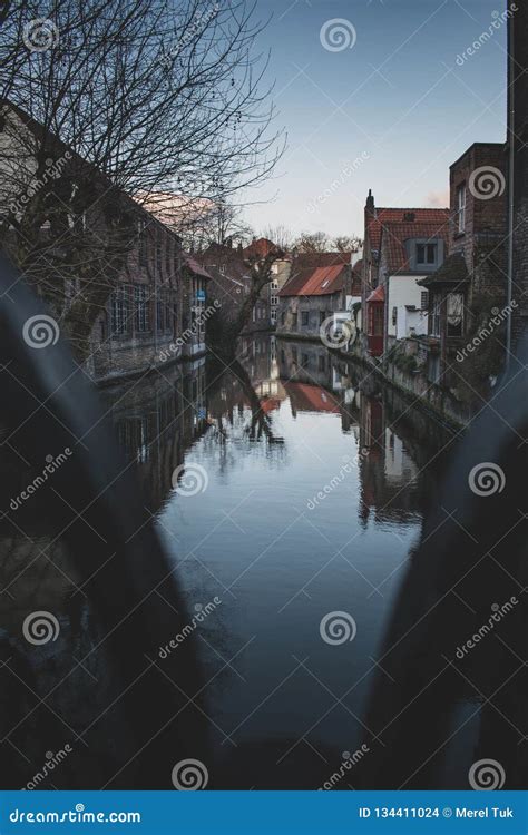 Bruges Belgium February 2018 in the Winter Stock Photo - Image of ...