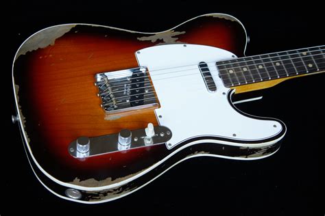 Fender Custom 1960 Telecaster Custom Heavy Relic 3-Color Sunburst (SN ...