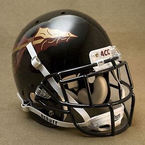 FLORIDA STATE SEMINOLES Authentic GAMEDAY Football Helmet (BLACK) FSU ...