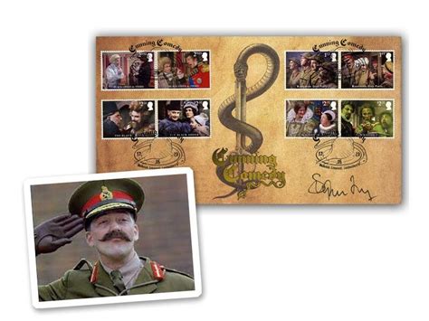 Blackadder, signed by Stephen Fry