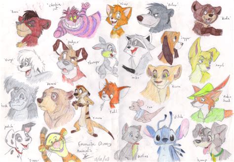 disney animals | Disney animals by *LetterBomb92 on deviantART | Disney ...