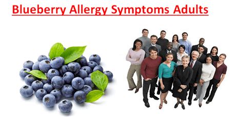 Blueberry Allergy Symptoms Adults - Fruits Facts