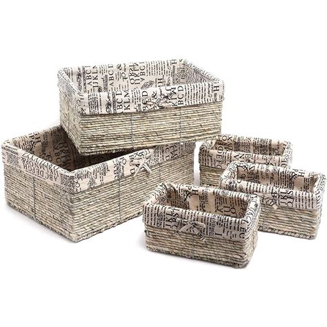 Wicker Bathroom Storage Baskets – Semis Online