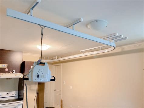 Ceiling Track Lift Installation | Shelly Lighting