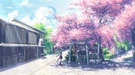 Cherry Blossom Anime Wallpapers - Wallpaper Cave